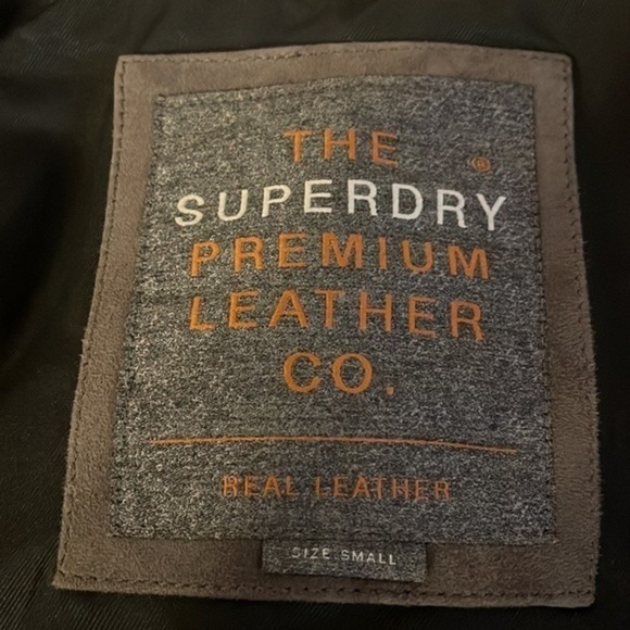 Superdry Suede Cascade Gray Suede Women's Size S Lightweight Retro - Picture 9 of 16